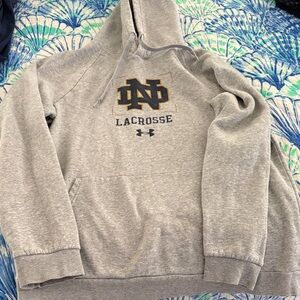 Notre Dame Lacrosse Hoodie and Shirt
